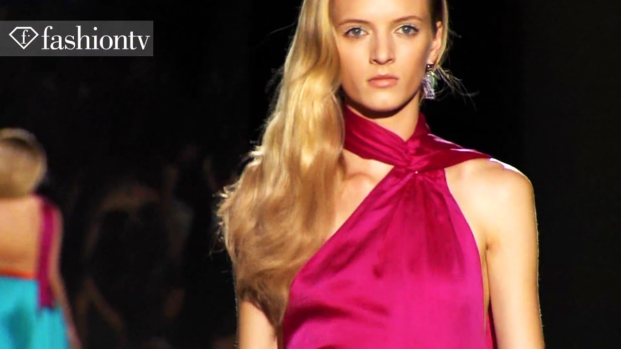 Salvatore Ferragamo Runway Show ft Anja Rubik - Milan Fashion Week Spring 2012 MFW | FashionTV - FTV