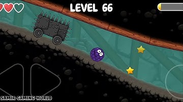 Red Ball 4 Caves Vs Forest with Blueberry Ball