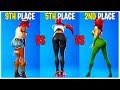 TOP 10 THICCEST FORTNITE SKINS EVER RELEASED 🍑❤️