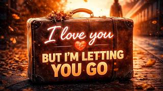 I love you, but I'm letting you go