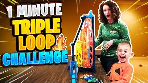 Hot Wheels Triple Loop Competition. Who Will Win? #hotwheelschallenge