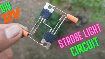 HOW TO MAKE 12V LED STROBE LIGHT USING MOSFET IRF540
