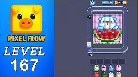 Pixel Flow Level 167 Walkthrough
