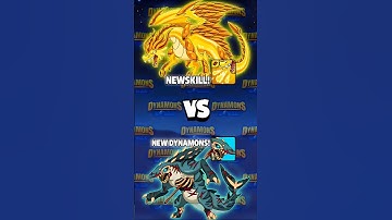 New Dead Sharkonyx vs Goldonyx New Skill Battle👿[ In Dynamons world #dynamonsworld #ytshorts #2025