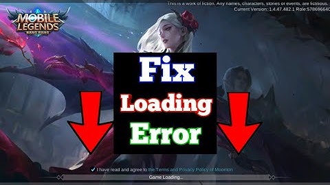 How to fix Mobile legends stuck in game loading error