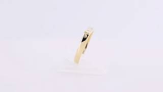 18K Y.d Flat Top Thumb Ring By Gemrize