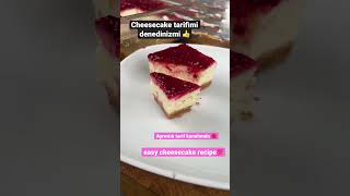 Fırın Kabında Cheesecake Tarifi My Easy Cheesecake Recipe