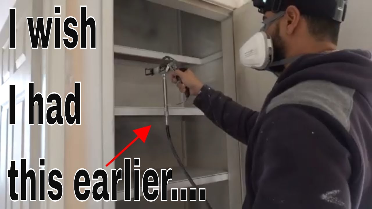 Wagner paint sprayer Cupboards and trim 350M YouTube