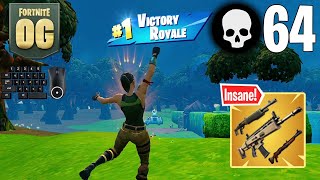 64 Elimination Solo Squads Win Full Gameplay (Fortnite OG)