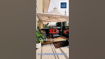 Luxury Outdoor Tensile Conical Gazebo