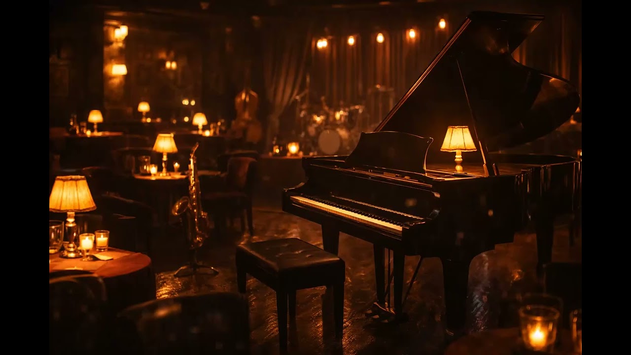 Night Jazz 🎹 BGM [1 Hour] - music to relax/study to
