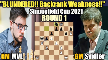 Maxime Vachier-Lagrave VS Peter Svidler | Sinquefield Cup 2021 | Grand Chess Tour | Round 1