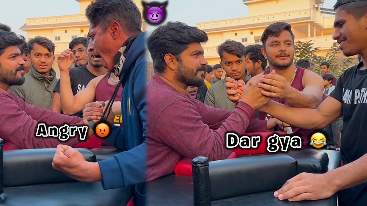 ARM WRESTLING AGGRESSION MATCHES 🔥😱