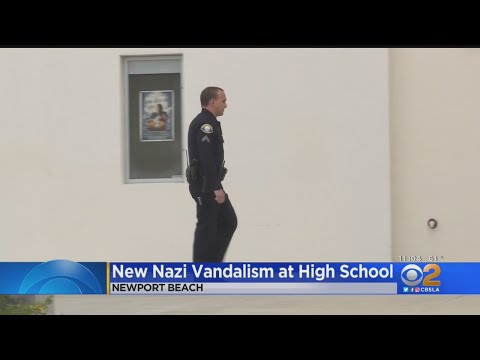 High School In Newport Beach Vandalized With Nazi Posters