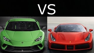 Huracan lp-640 performante 640 hp vs ferrari 488 gtb 670hp