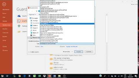 Como guardar diapositivas con audio en formato mp4