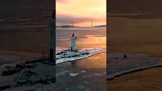 Рассвет на Токаревском маяке. Владивосток