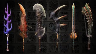Mhw Iceborne All 186 Great Sword & Long Sword Designs 4K