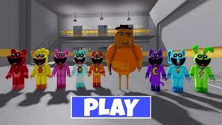 NUGGET BARRY'S PRISON RUN VS Smiling Critters - Walkthrough Full Gameplay #obby #roblox