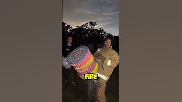 500 roman candles lit at the same time😳😂 #shorts #viralvideo #funny