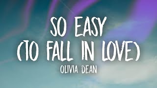 Download Lagu Olivia Dean - So Easy (To Fall In Love) (Lyrics) MP3