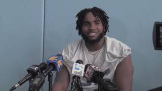 UNC Kaimon Rucker Post-Bowl Practice Interview | Inside Carolina