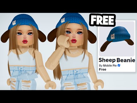 GET THIS *FREE* CUTE SHEEP BEANIE UGC NOW 😍 ROBLOX 2025