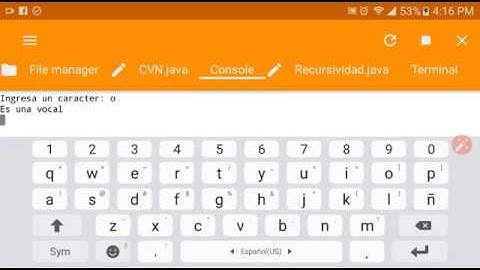 Programa java, determina si es vocal, consonante o numero