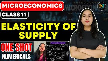 Elasticity of Supply | ONE SHOT | Numericals | Microeconomics | Class 11 | TR Jain | Neha Jangid