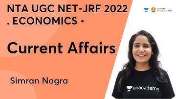 Current Affairs | Economic | NTA UGC NET-JRF 2022 | Simran Nagra