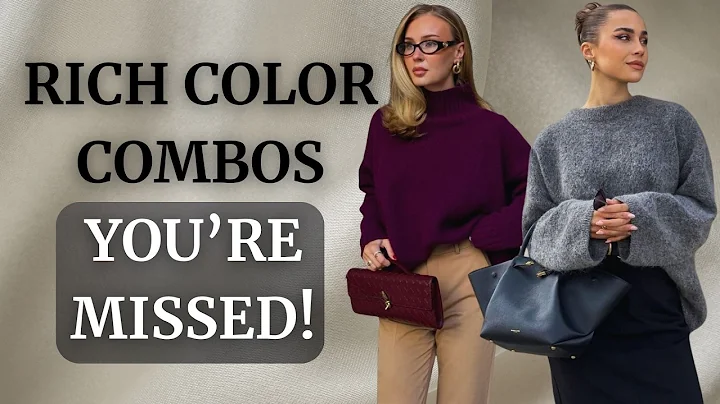 7 Elegant & Rich Color Combos for Fall/Winter 2025