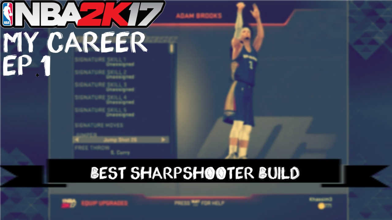 BEST NBA 2K17 SHARPSHOOTER BUILD PS3/XBOX 360 by Khxssim