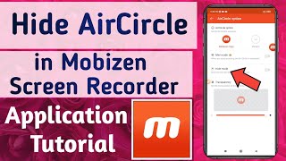 How to Hide AirCircle (Floating Circle) in Mobizen Screen Recorder App screenshot 5