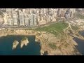 Alitalia Flight AZ824 Rome Fiumicino to Beirut, Lebanon + Spectacular Landing in Beirut