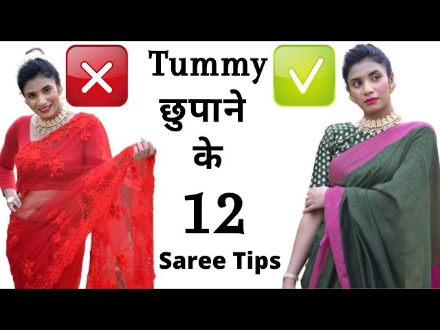 New & Simple Saree Blouse Designs To Hide Tummy 2023 | Long Blouse Designs  To Cover Tummy - YouTube