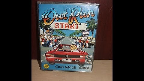 Outrun - Commodore 64 (Loading & Gameplay) C64 U.S Gold 1986