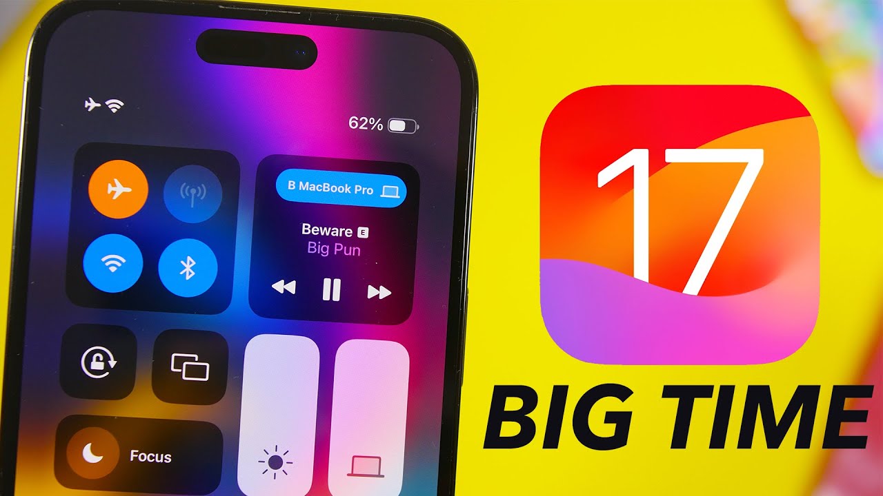 iOS 17 - Big Time Moves !