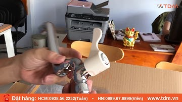 TDM.VN | Đập hộp vòi gắn tường Caesar WL027C gắn chậu giặt xả bồn giá gốc rẻ nhất