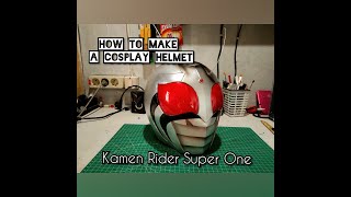 Kamen Rider Super one, Cara Membuat Helm Cosplay, 仮面ライダースーパーワン、コスプレヘルメットの作り方
