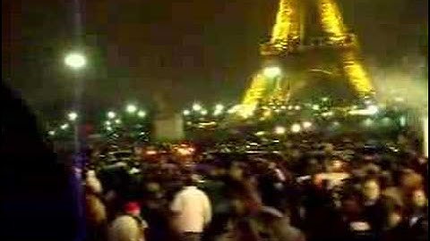 Eiffel Tower New Years Eve Video II 12/31/2007