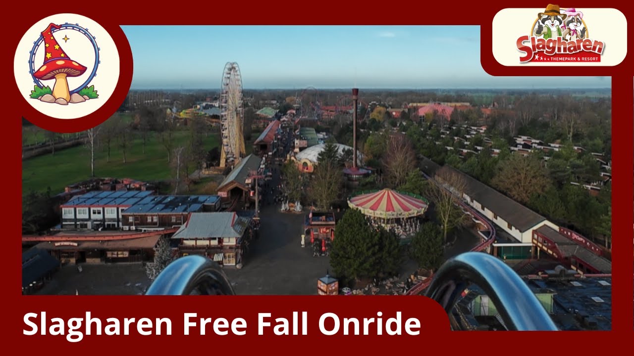 Slagharen Free Fall Onride 4K 2025 POV