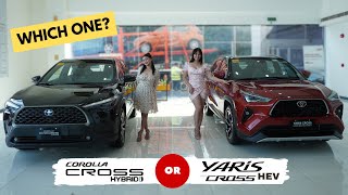 Corolla Cross 1.8V HEV and Yaris Cross 1.5S HEV | Comparison Video