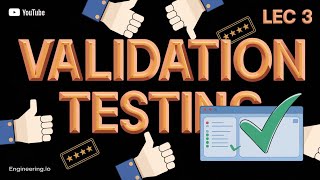 Validation Testing in Software Testing| Software Engineering| lec 3