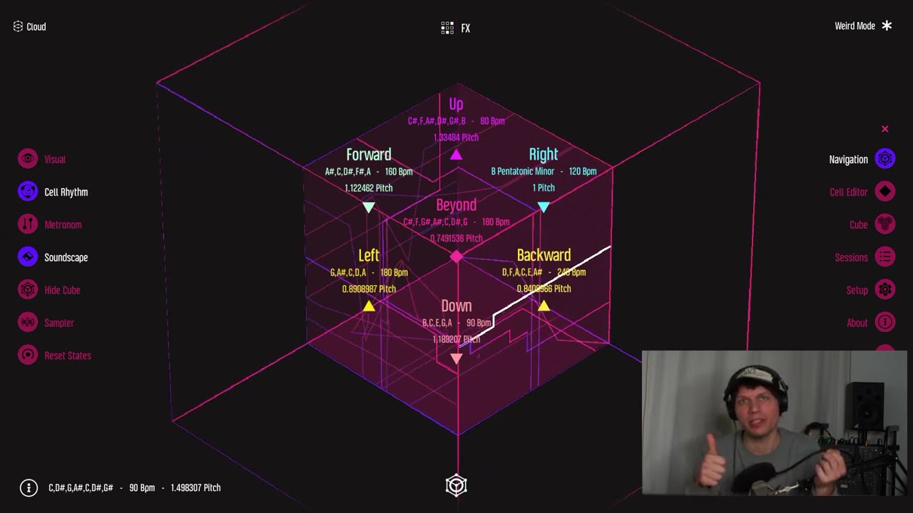 Walkthrough Mazetools Mutant - Make music within the hypercube  