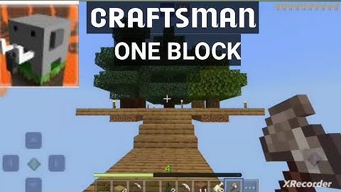 craftsman building craft one block survival GamePlay video part 2 #craftsman #gameplay #video