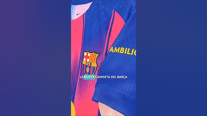 La nueva camiseta del Barça 👕