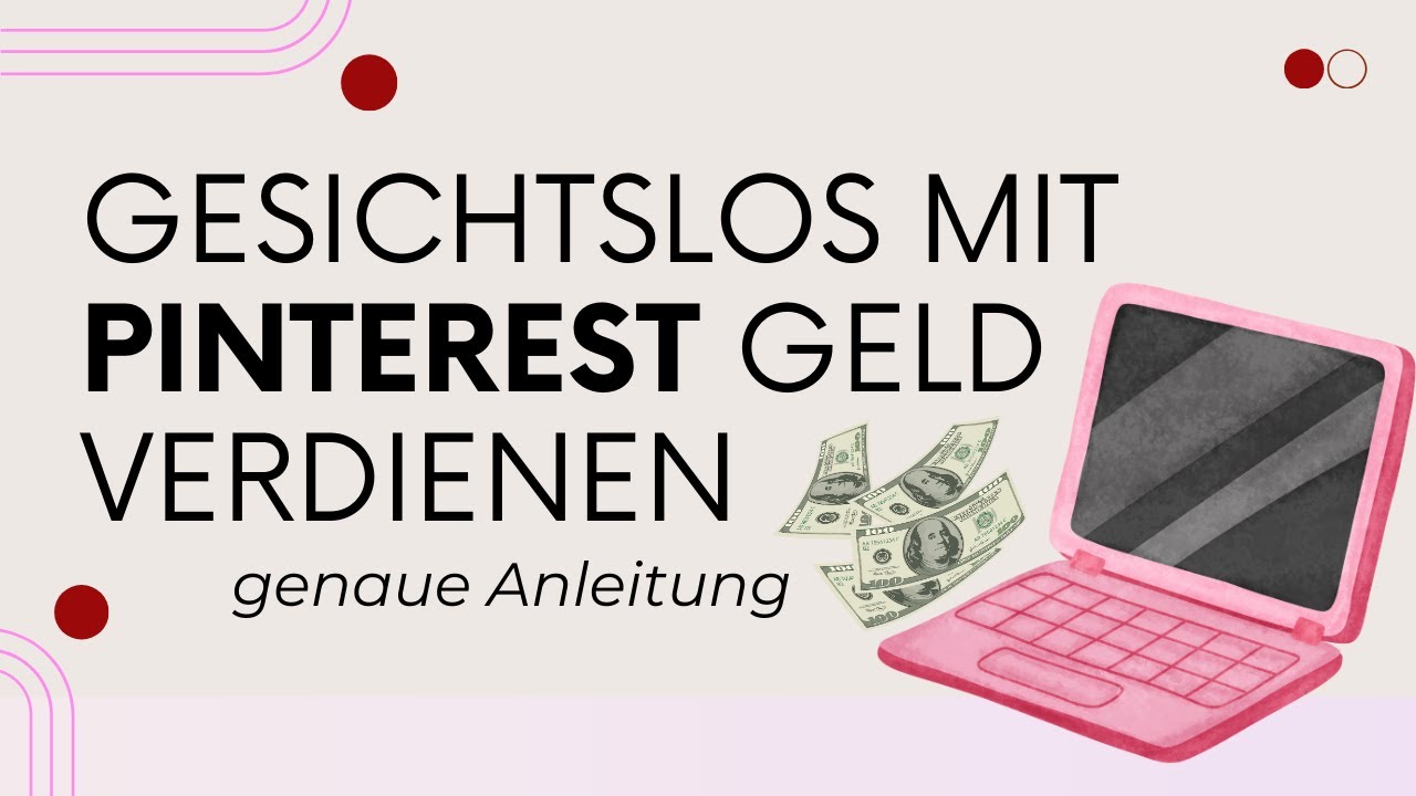 Anonym Geld verdienen mit Pinterest & Blog (ohne Gesicht, ohne Instagram)