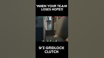 Deadlock Clutch 1v3 | Split | #valorant