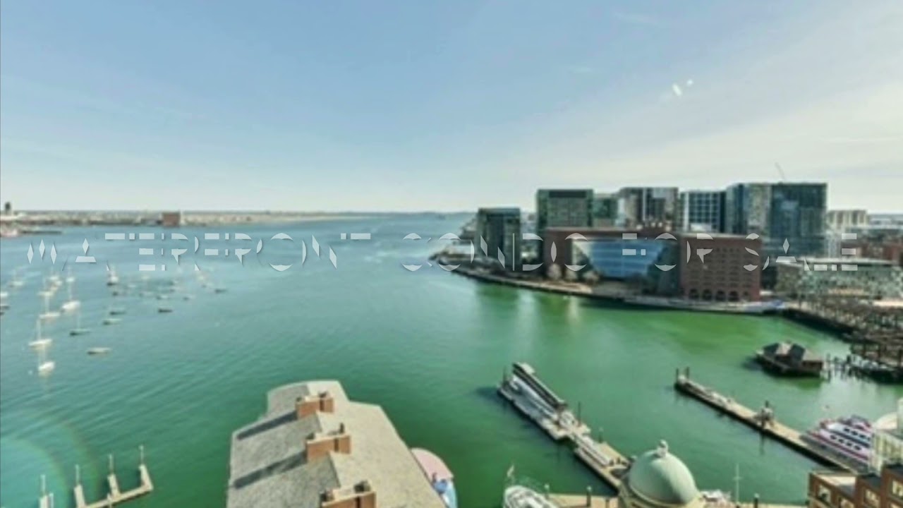 Waterfront condo for sale in Boston YouTube