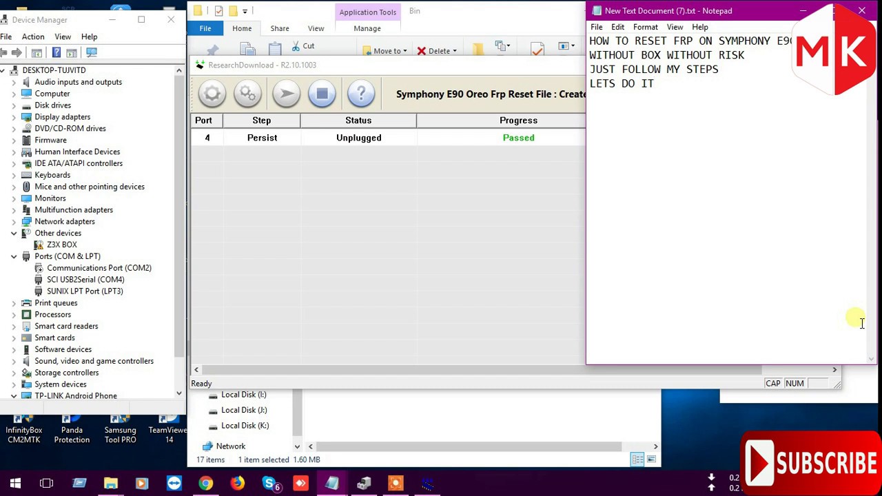 Symphony E90 Frp Reset File 100%BY GSM ROKON